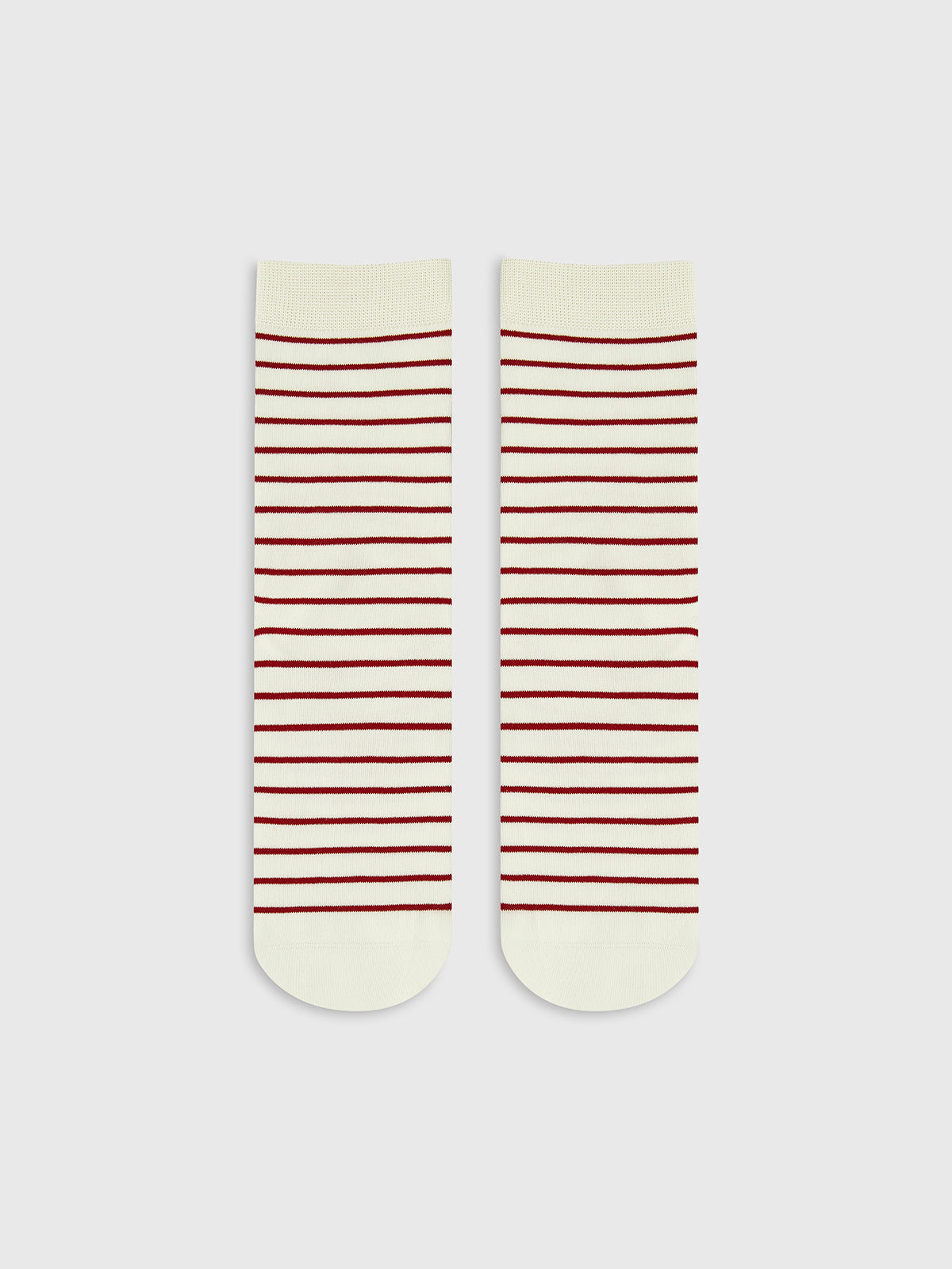Contrast Striped Stacking Socks