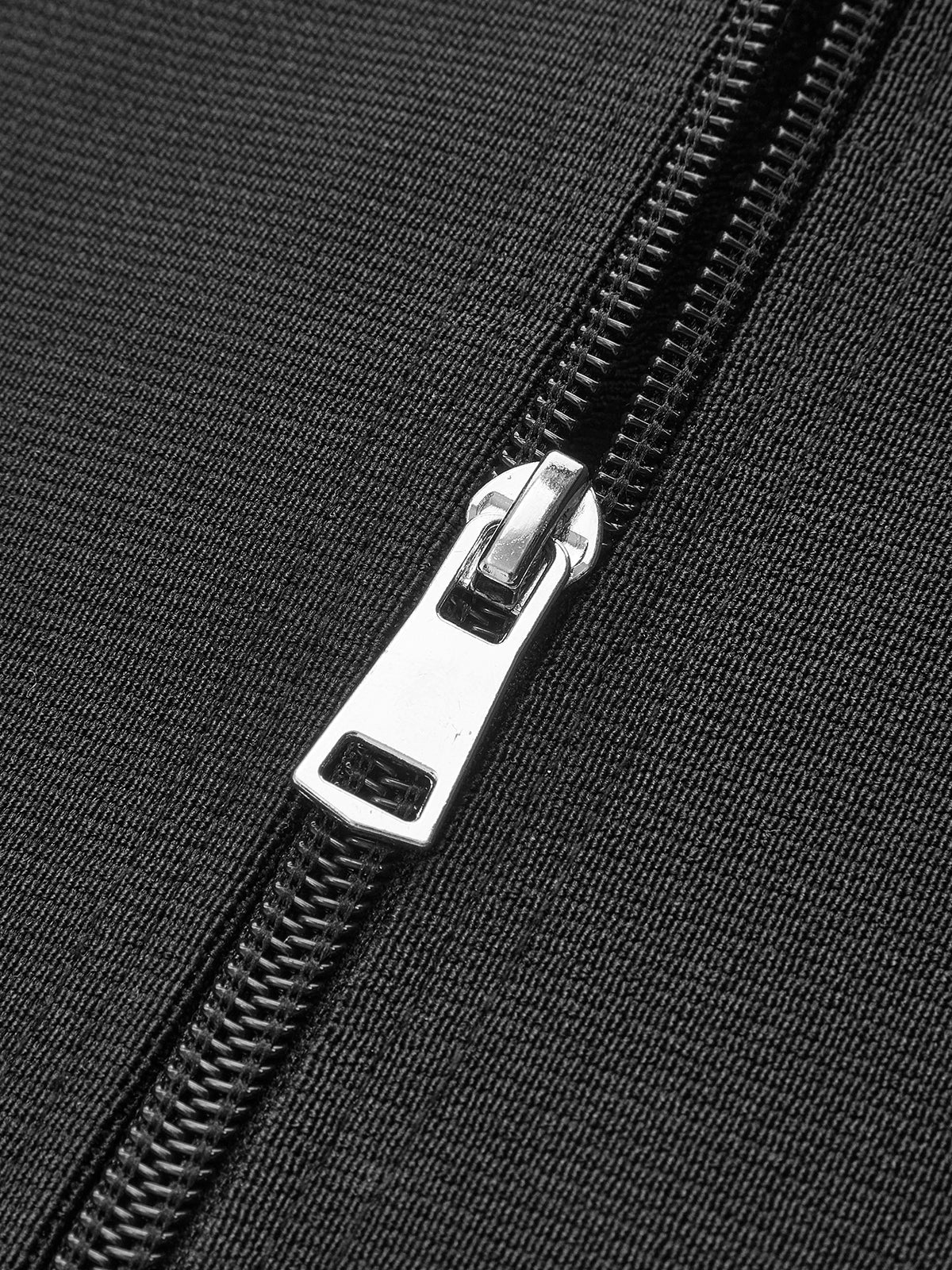 Velvet Piping Zipper Corset