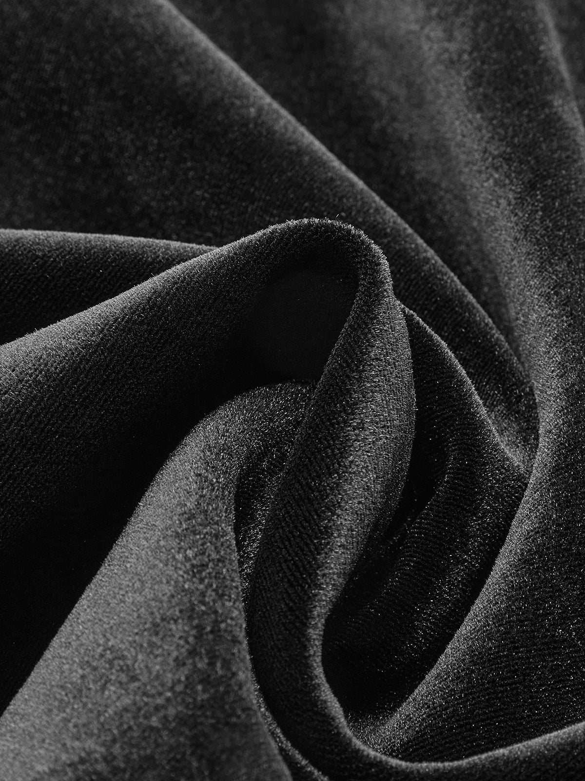 Bow-Decor Backless Velvet Tank Dress