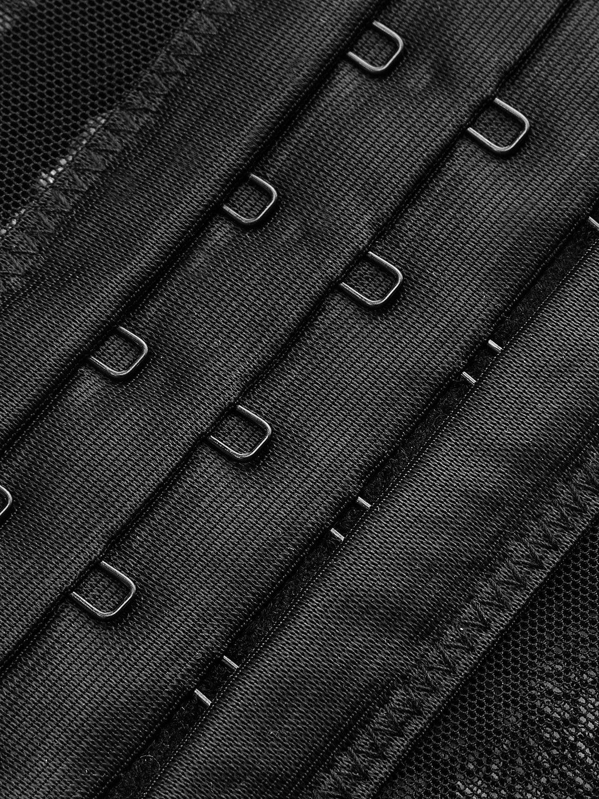 Semi-Sheer Floral Lace Corset Top