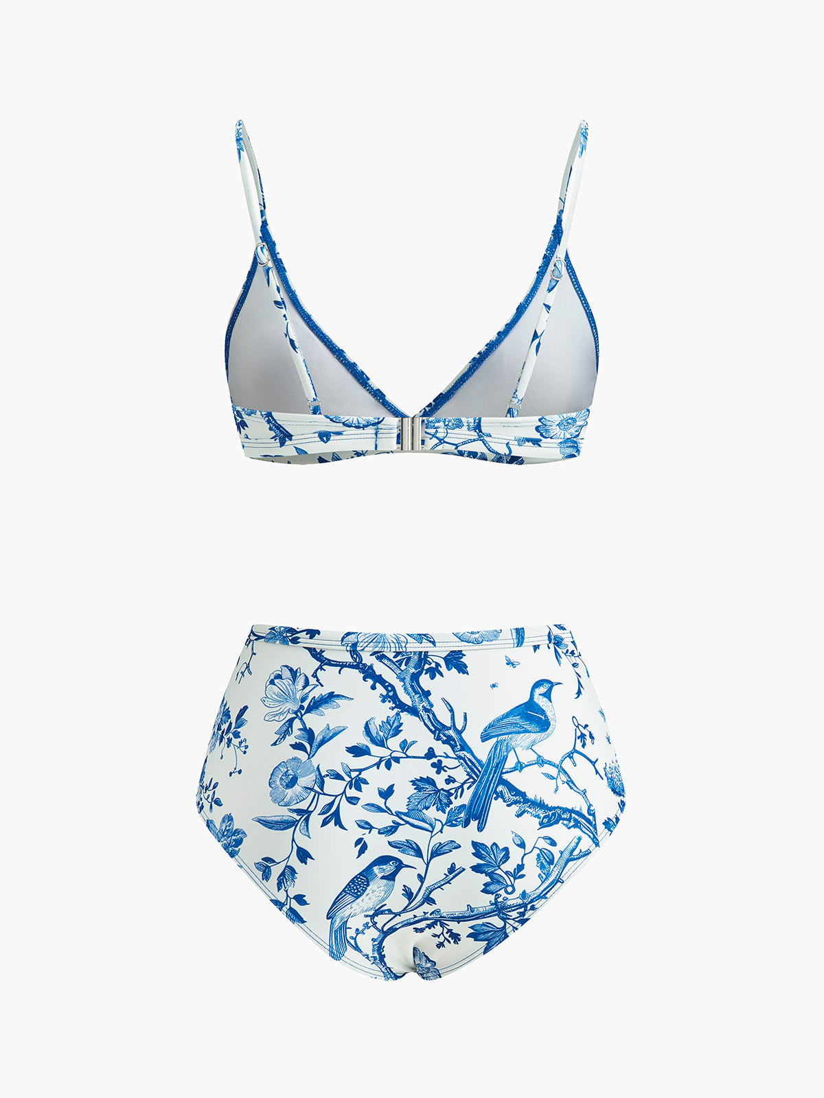 Print High-Waist Bikini Set