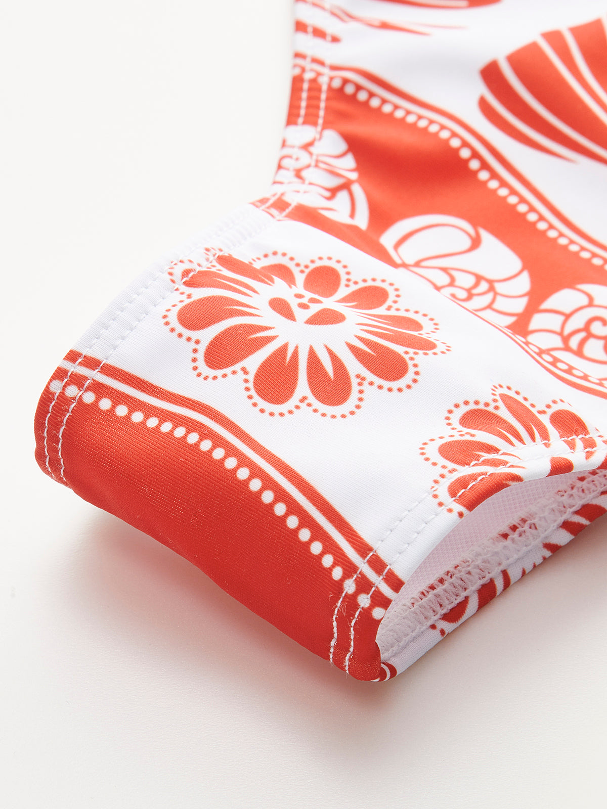 Halter Neck Print Bikini Set