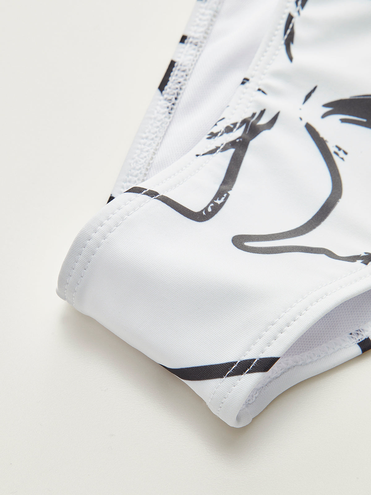 Abstract Print Triangle Bikini Set