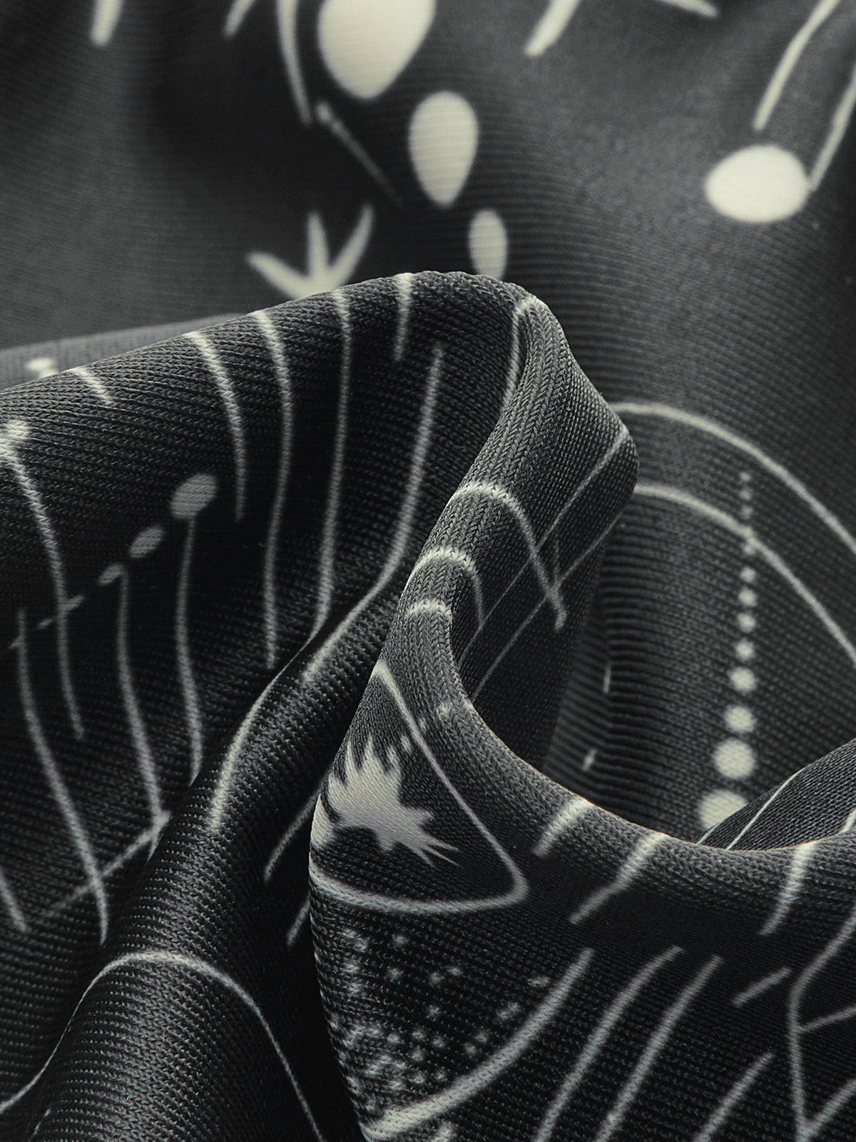 Astrology Print Halter Bikini Set