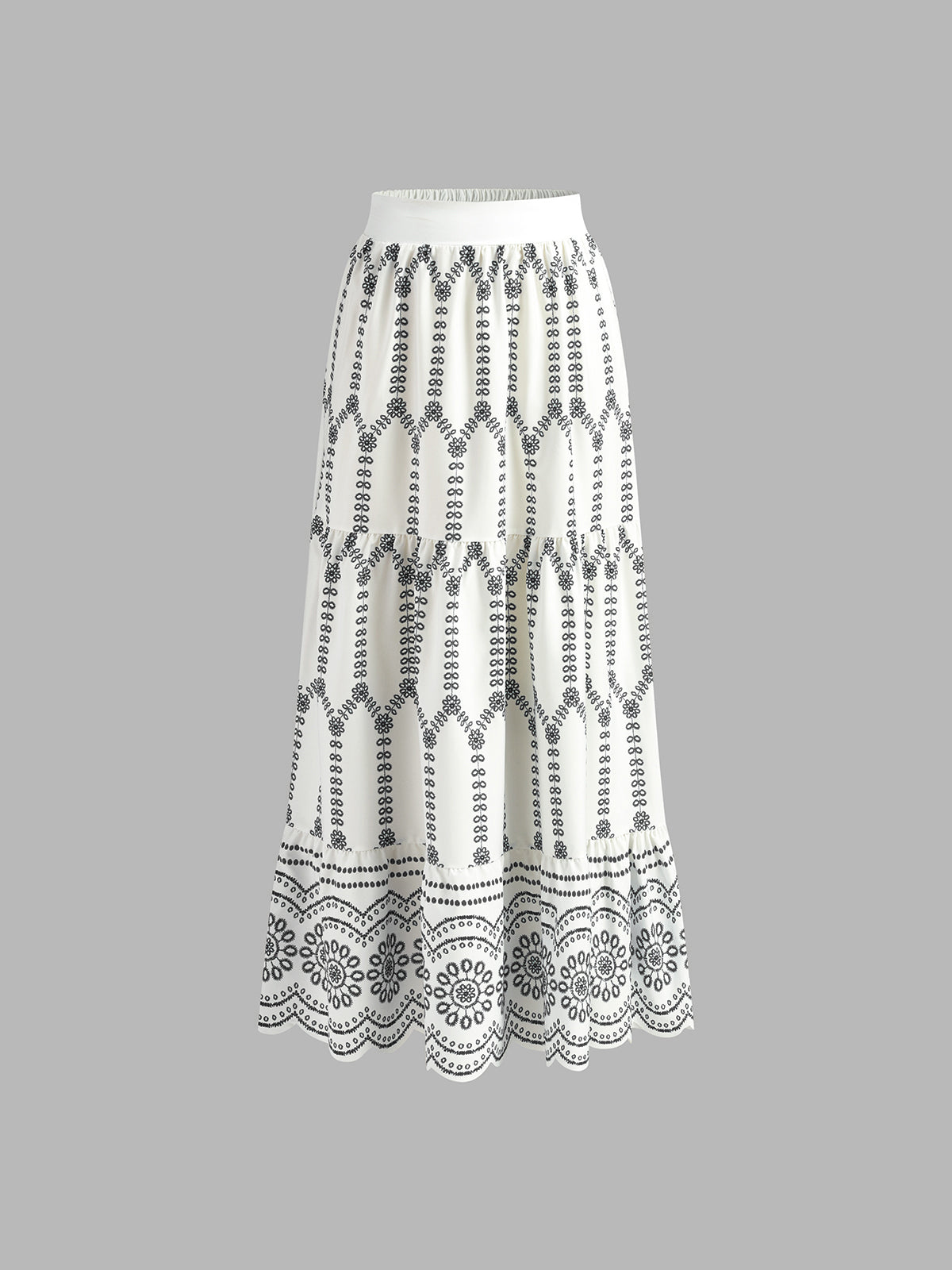 Printed Sleeveless Tie Back Skirt Set