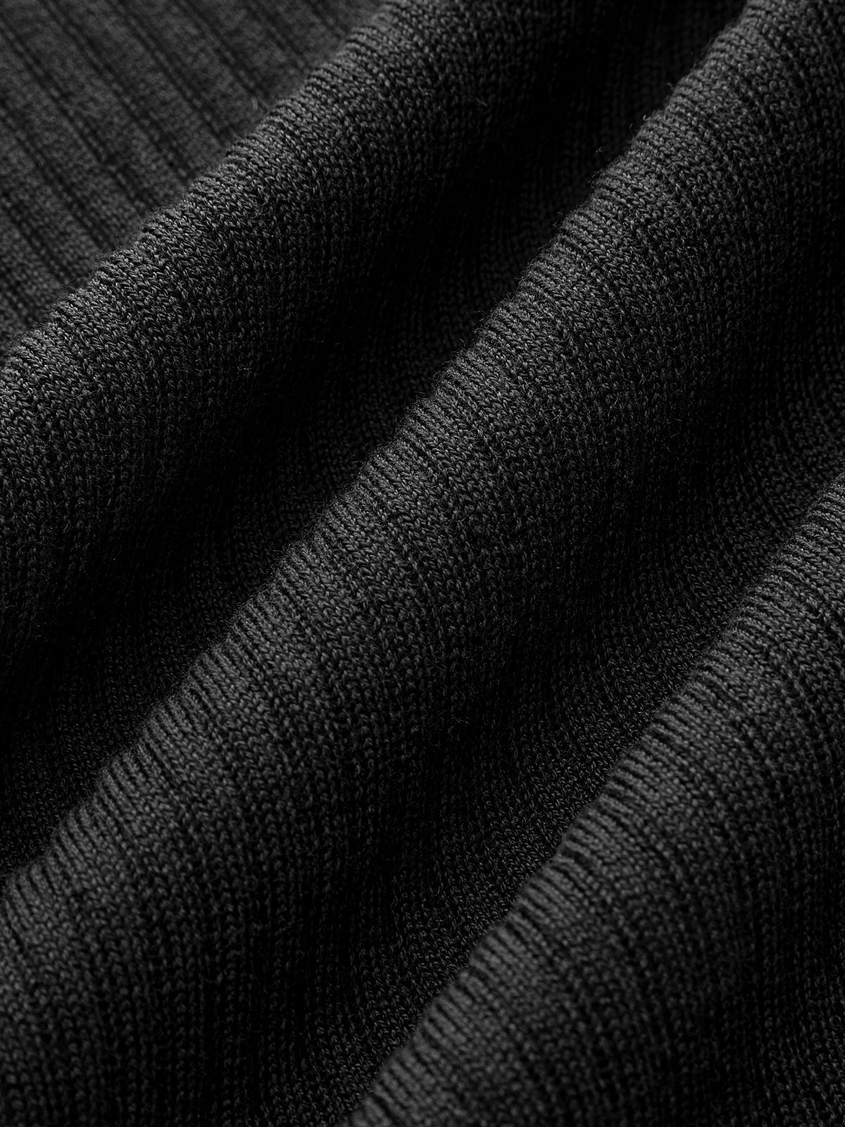 Semi-Sheer Ribbed Knit Top