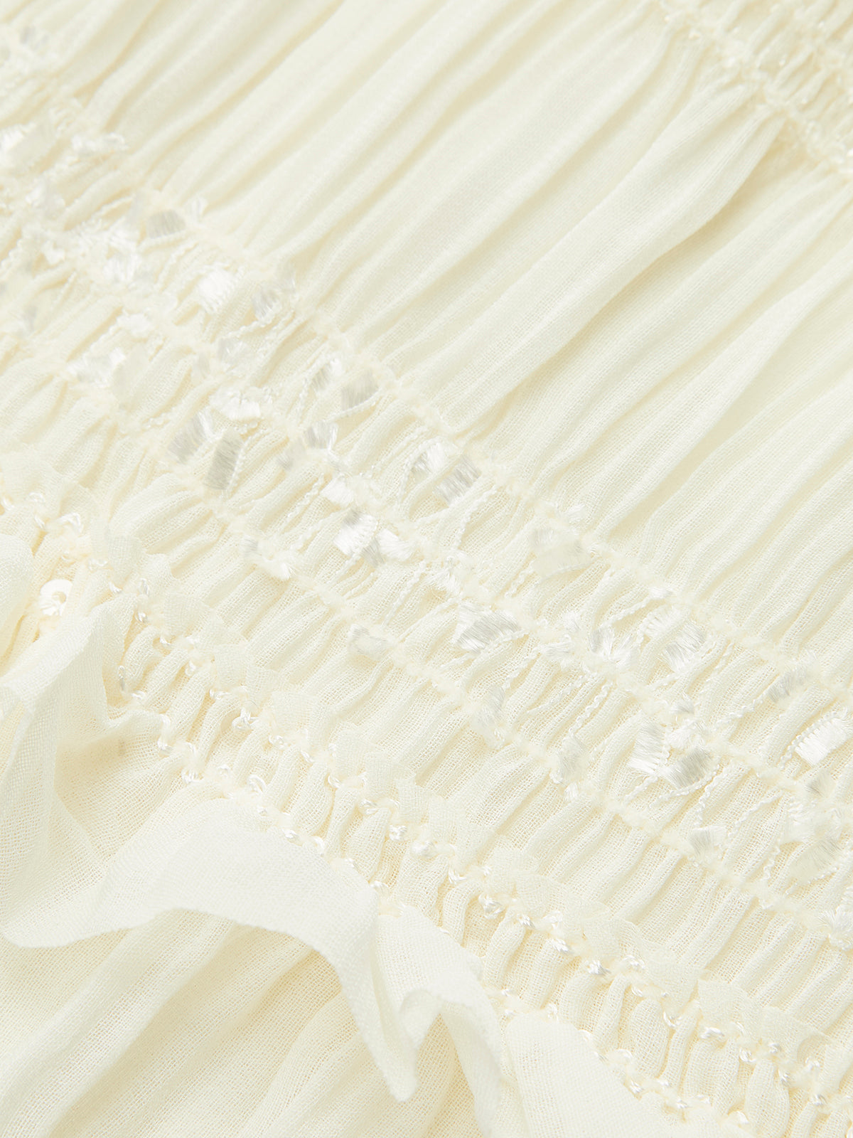 Smocked Halter Crop Top With Tiered Skirt Set