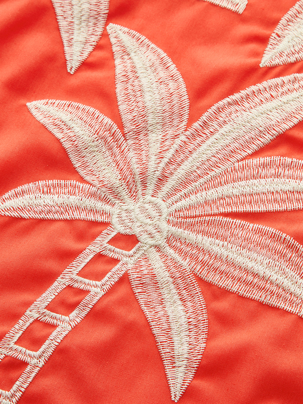 Embroidered Bow-Detail Cami Dress