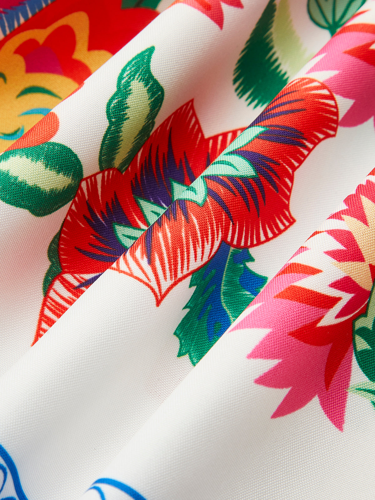 Off-Shoulder Floral Print Dress With Belt