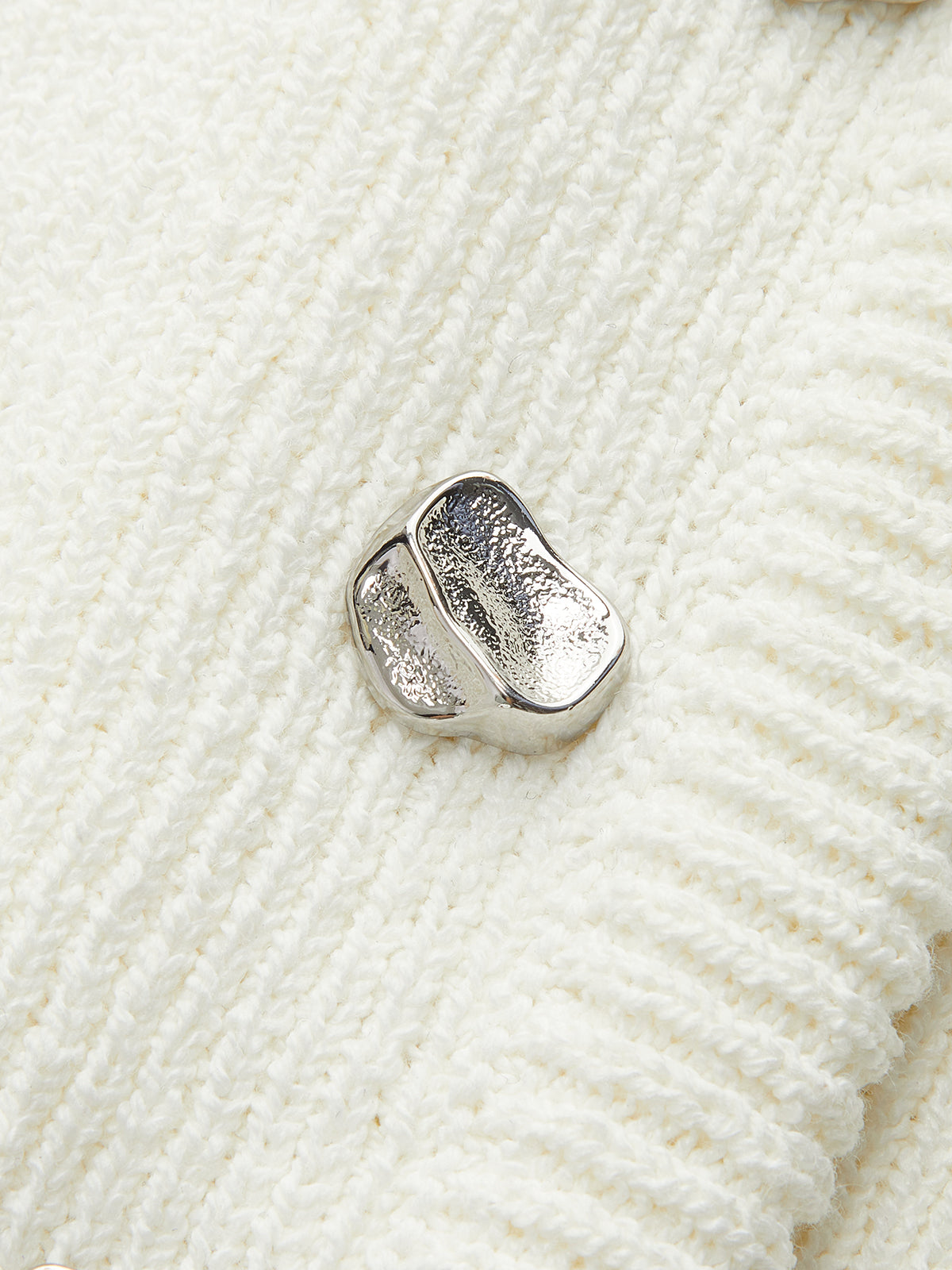 Button Front Sweater Vest