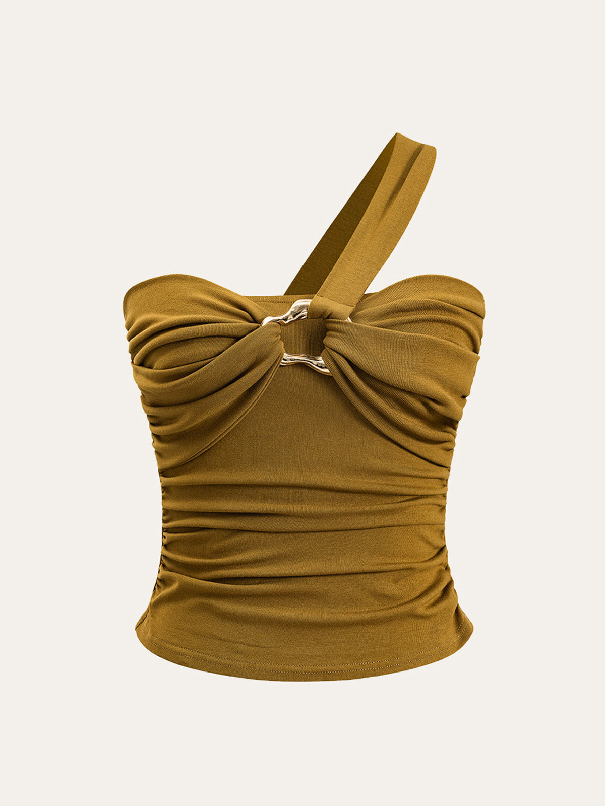 Twist Front One-Shoulder Top
