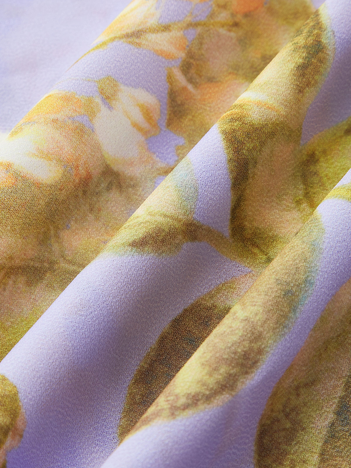 Floral Print Panel Tie-Waist Mesh Cover-Up