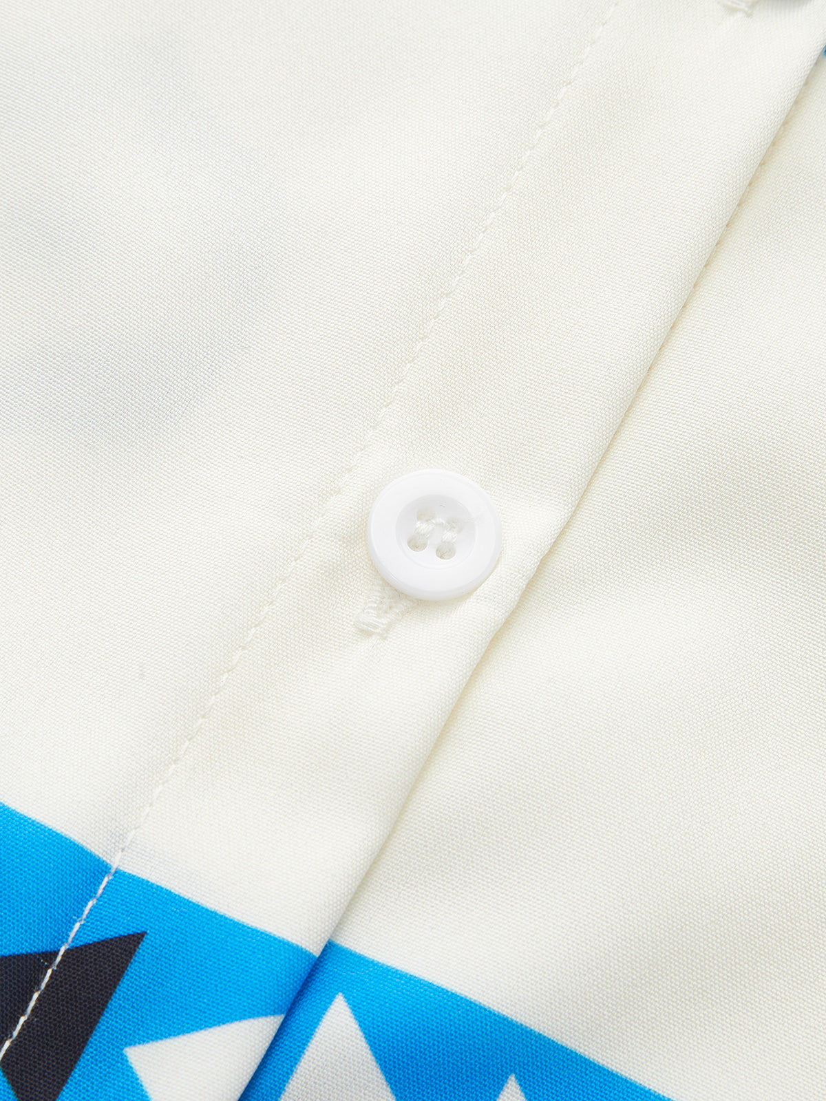 Oversized Print Lapel Pants Set