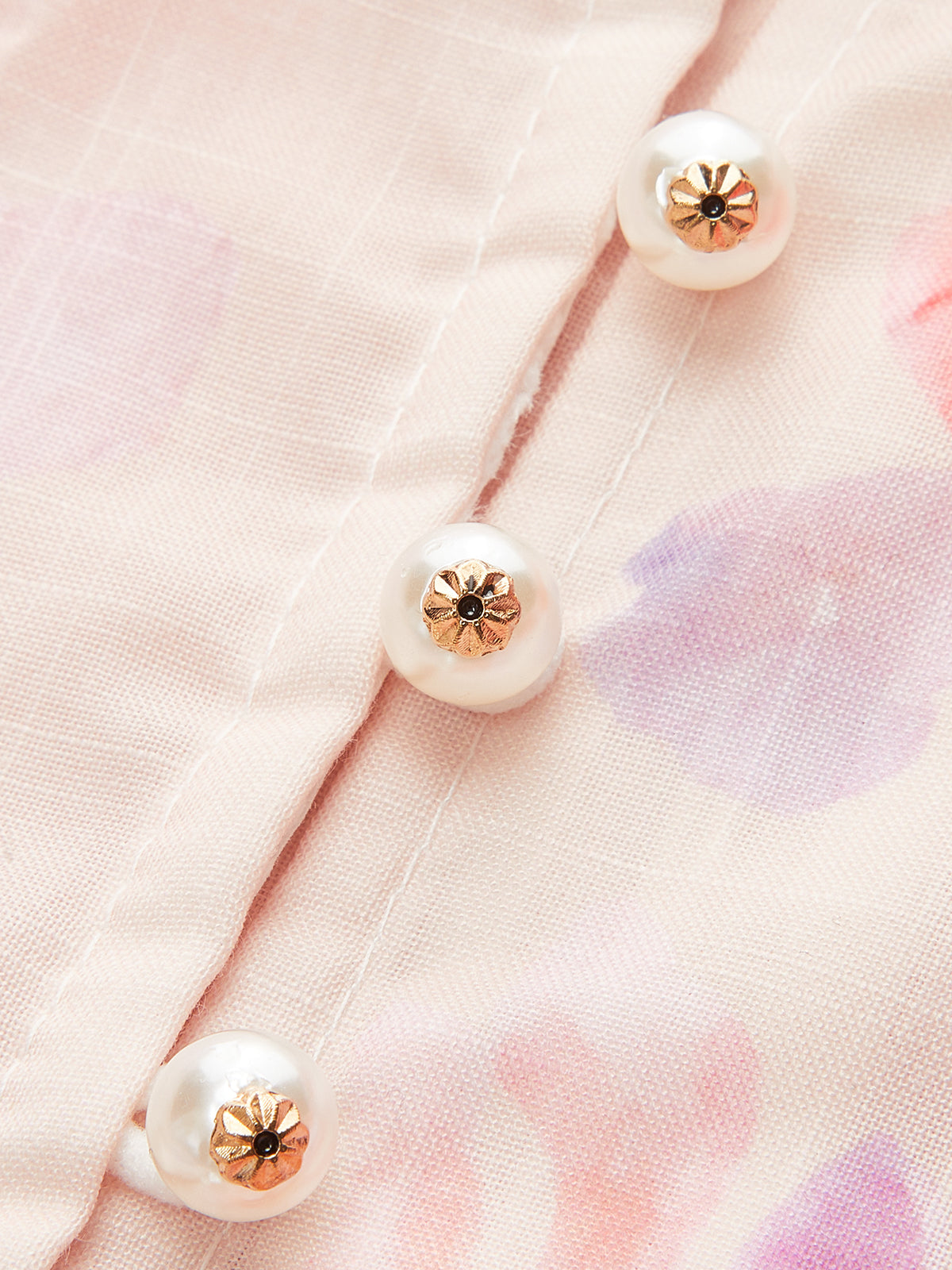 Watercolor Floral Belted Shorts Set