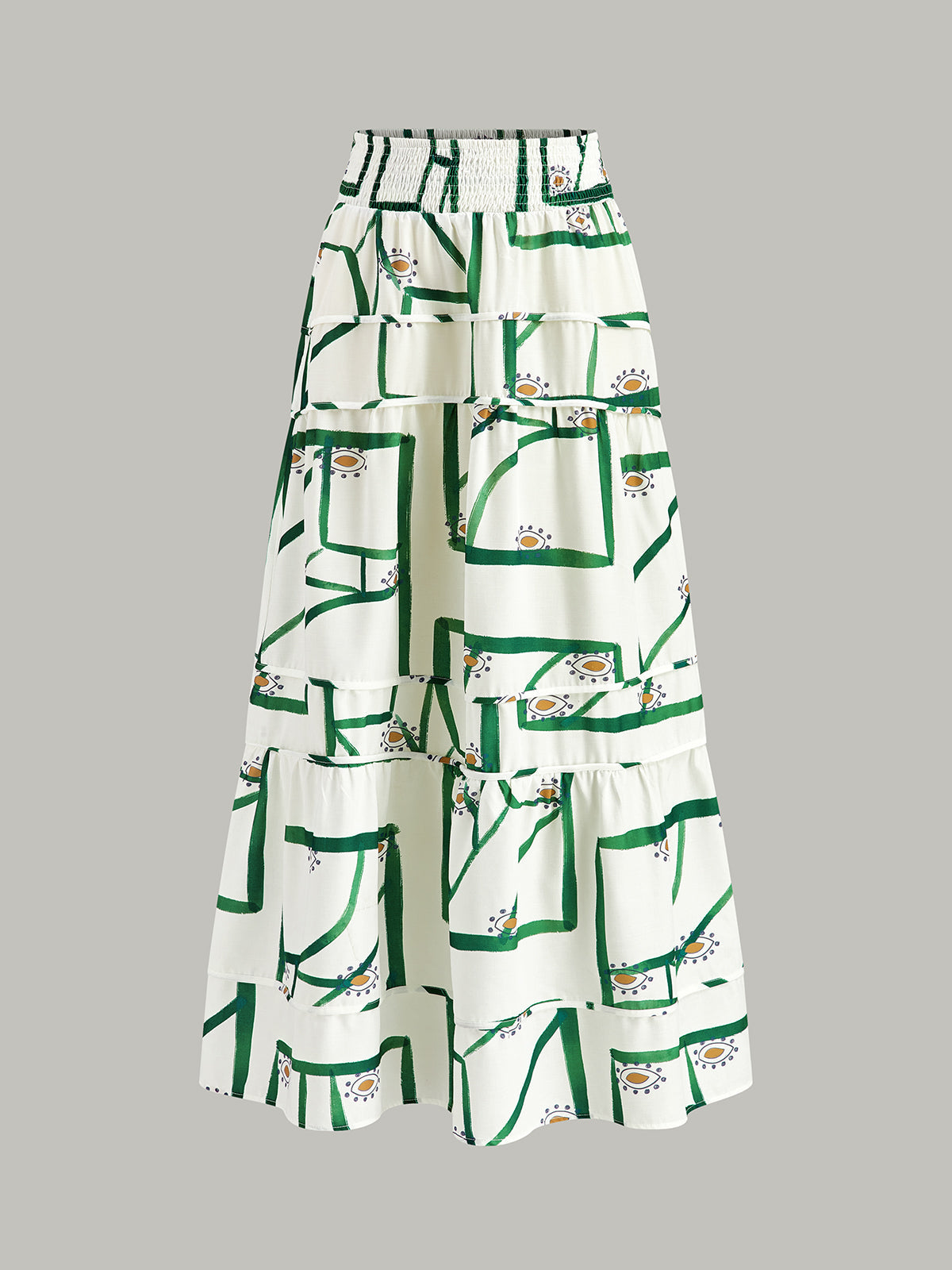 Front Tie Cami Top With Tiered Skirt Set