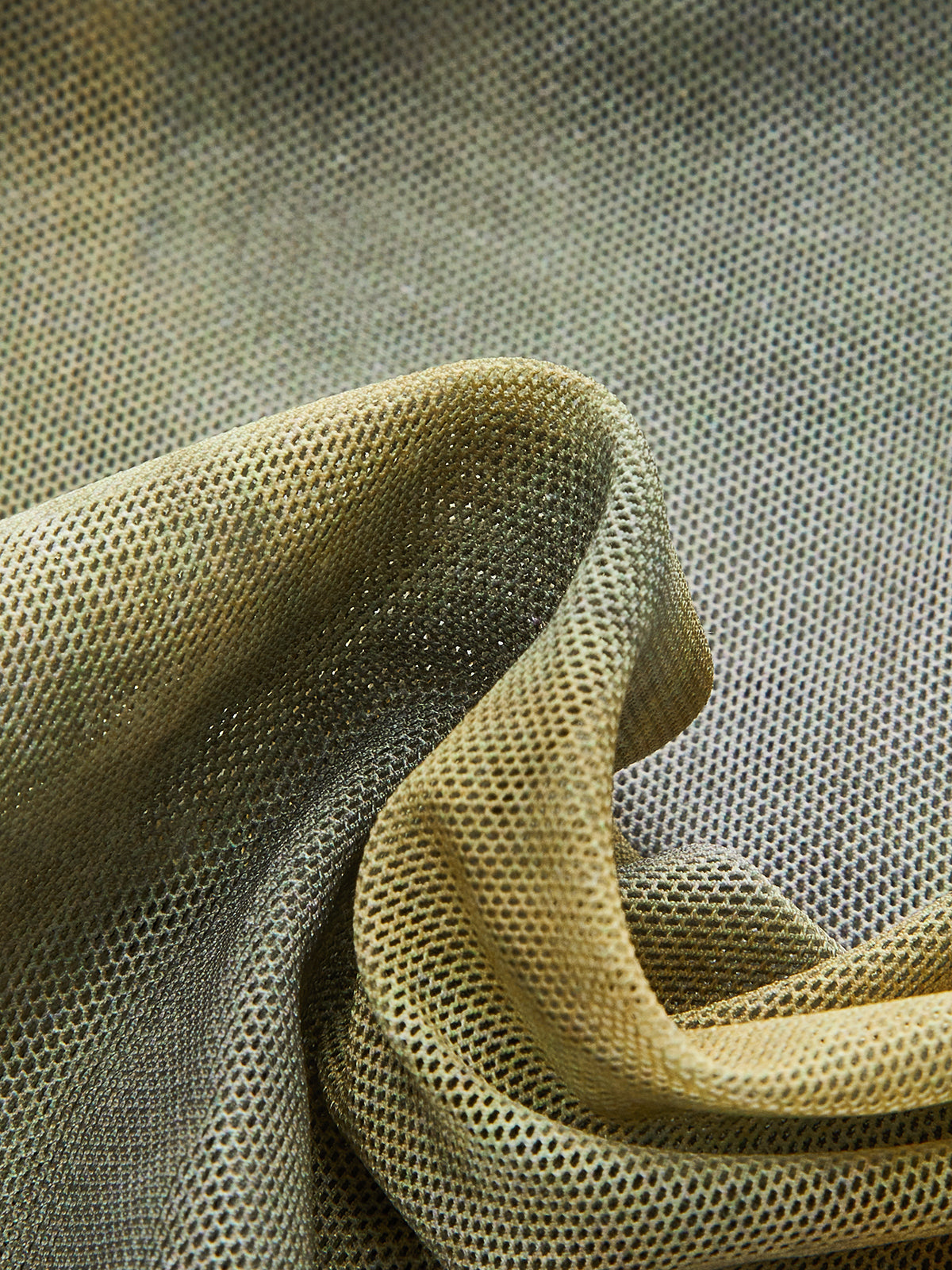 Semi-Sheer Mesh Cross Halter Top