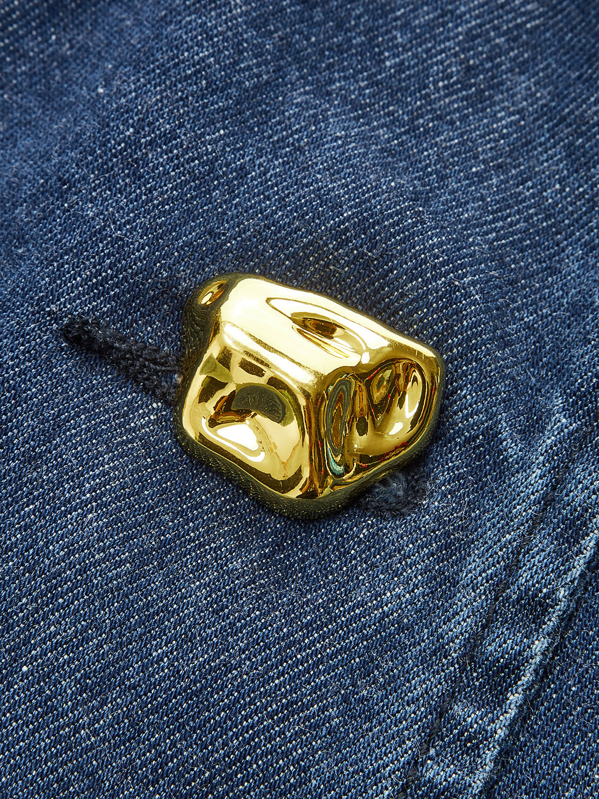 Classic Denim Button Vest