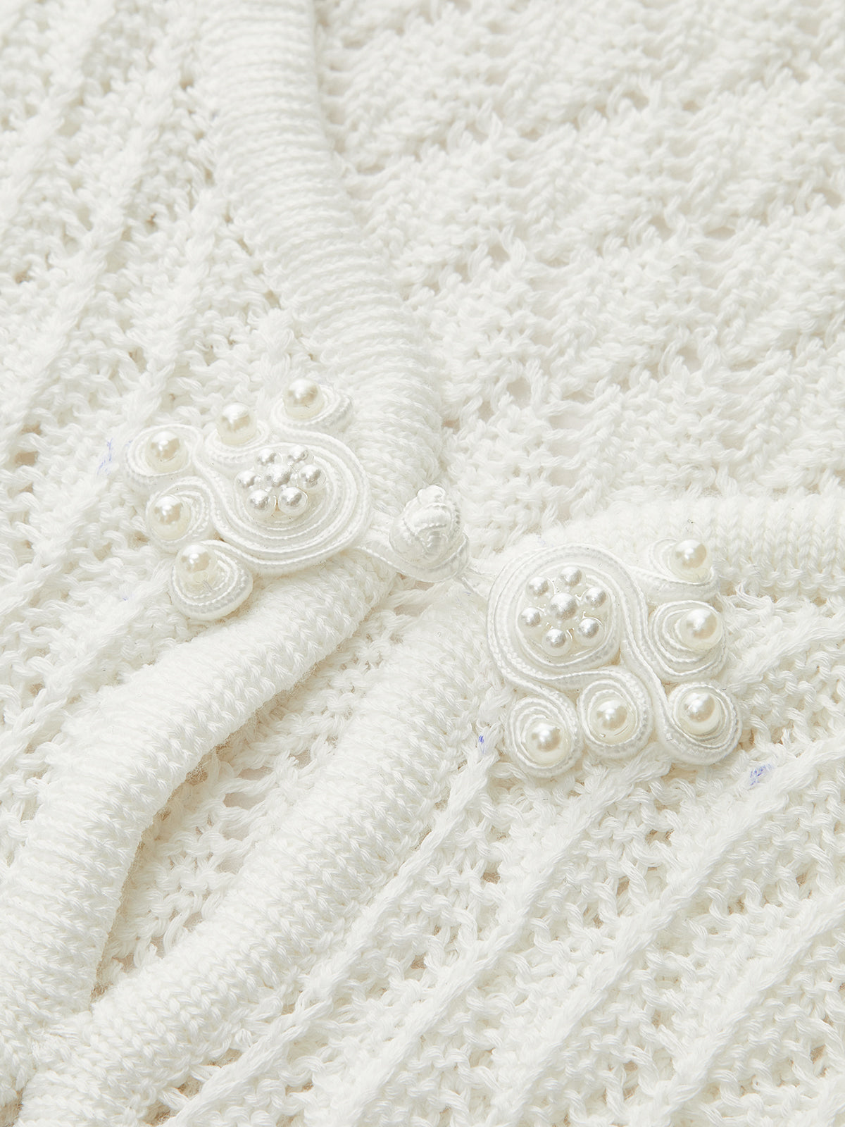 Sheer Knit Sweater Dress with Cut-Out Detail