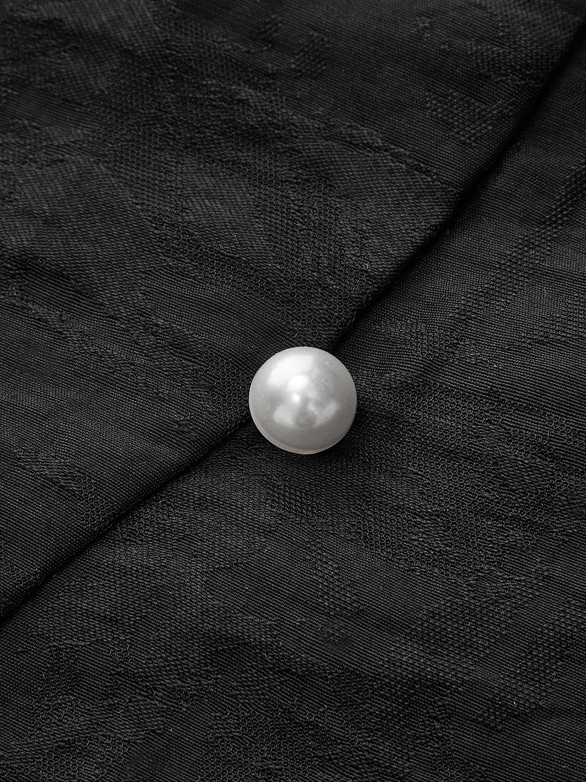 Asymmetrical Pearl Button Vest