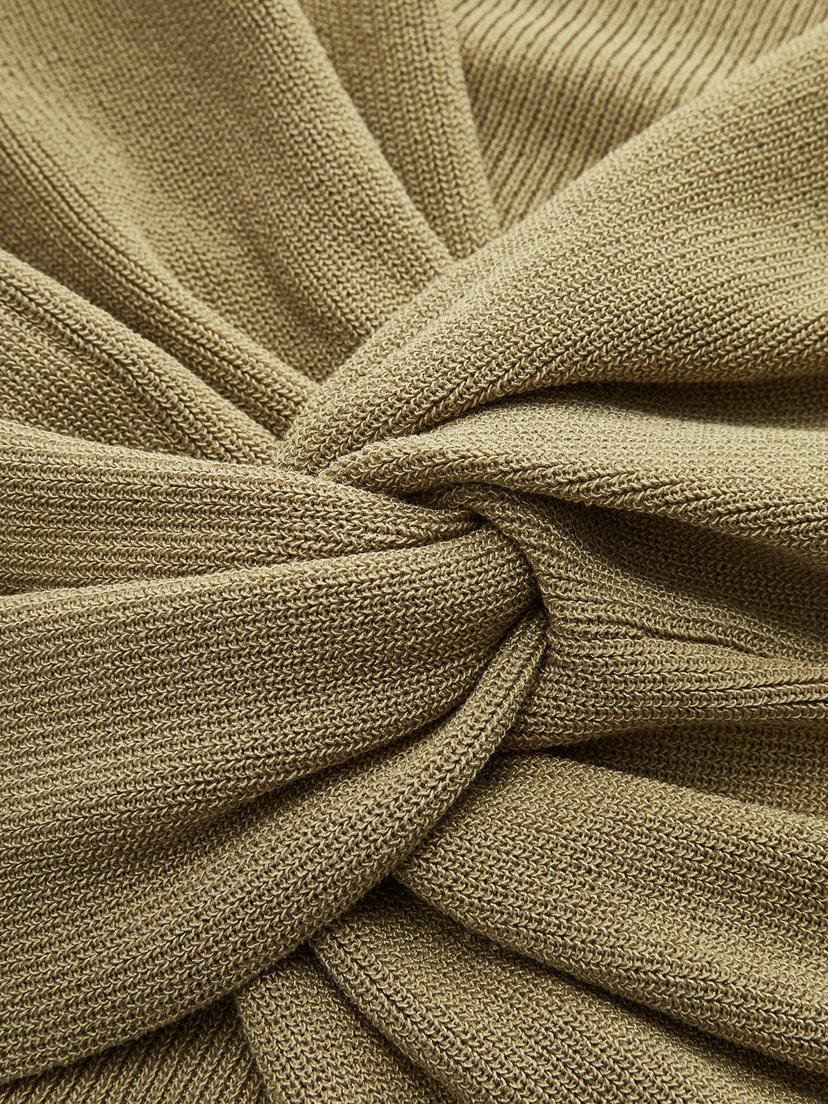 Knit Twist-Front Tank Top