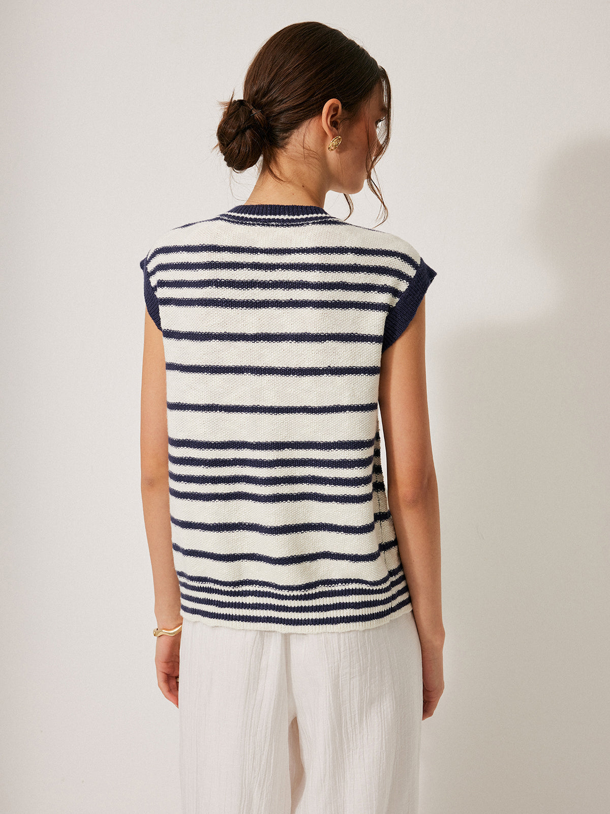 Striped Knit Cardigan