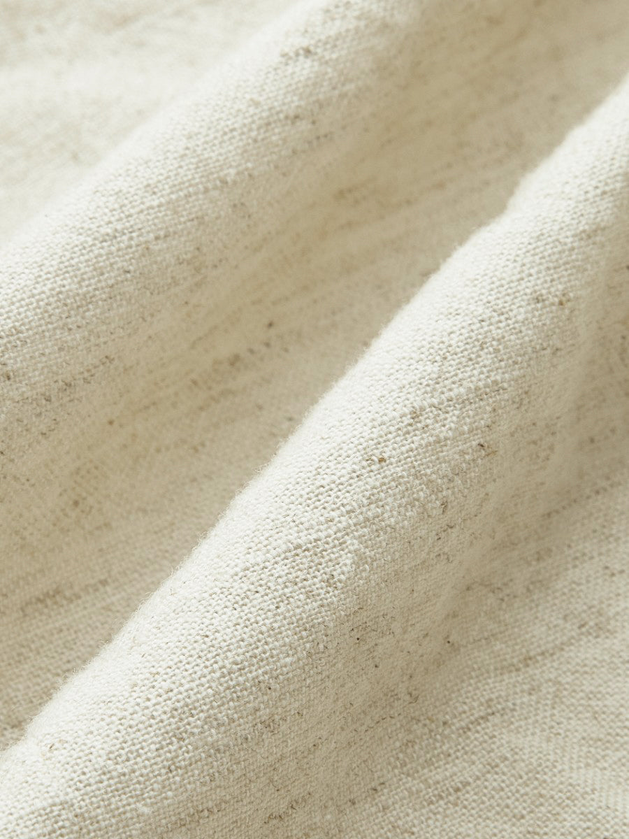 Cotton & Linen Kimono Sleeve Button Top