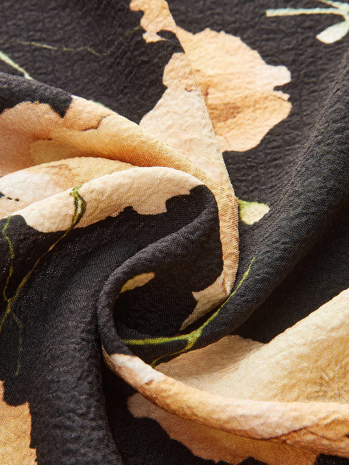 Floral Print Knotted Blouse