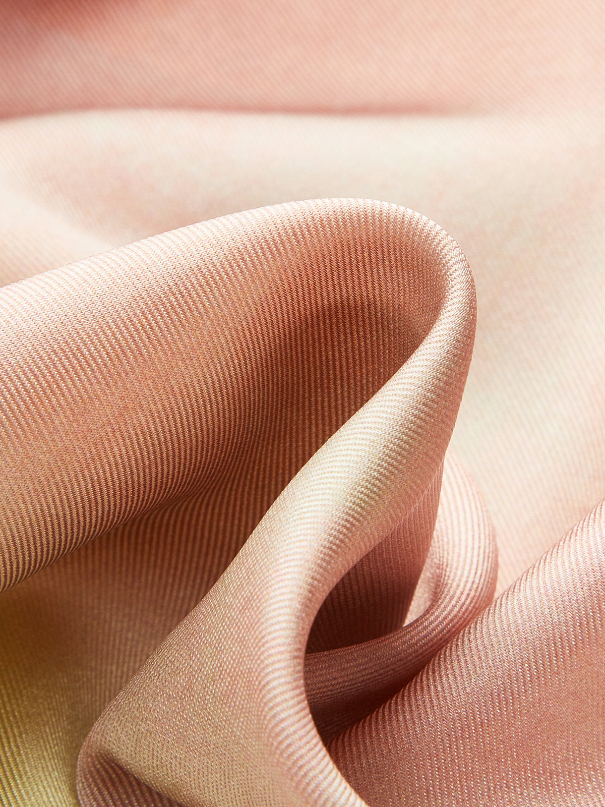 Short-Sleeve Color Gradient Maxi Dress With Cinched Waist