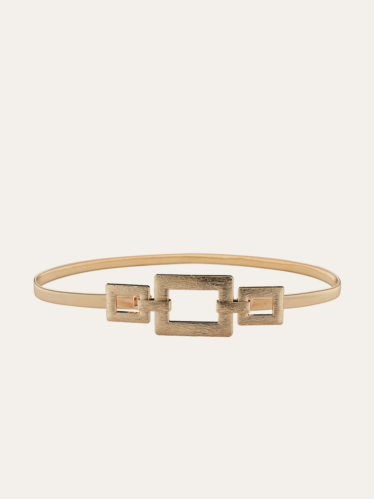 Geometric Golden Waist Belt