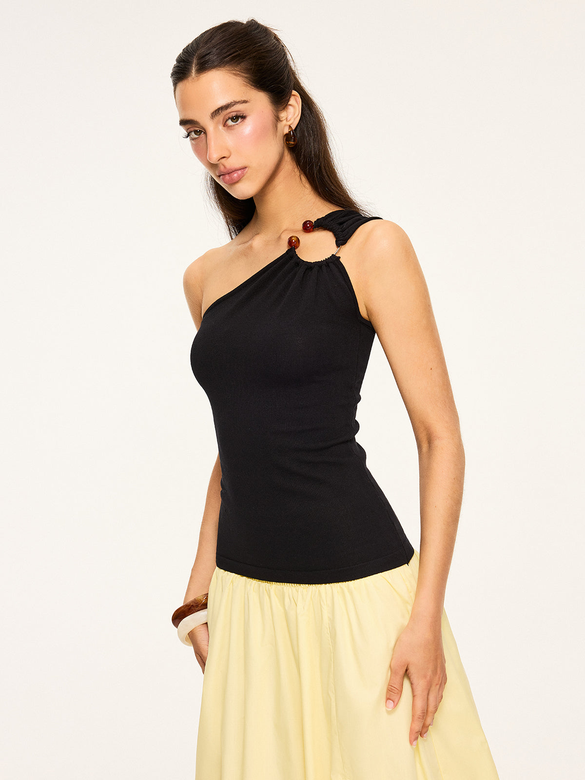 Asymmetrical One-Shoulder Top