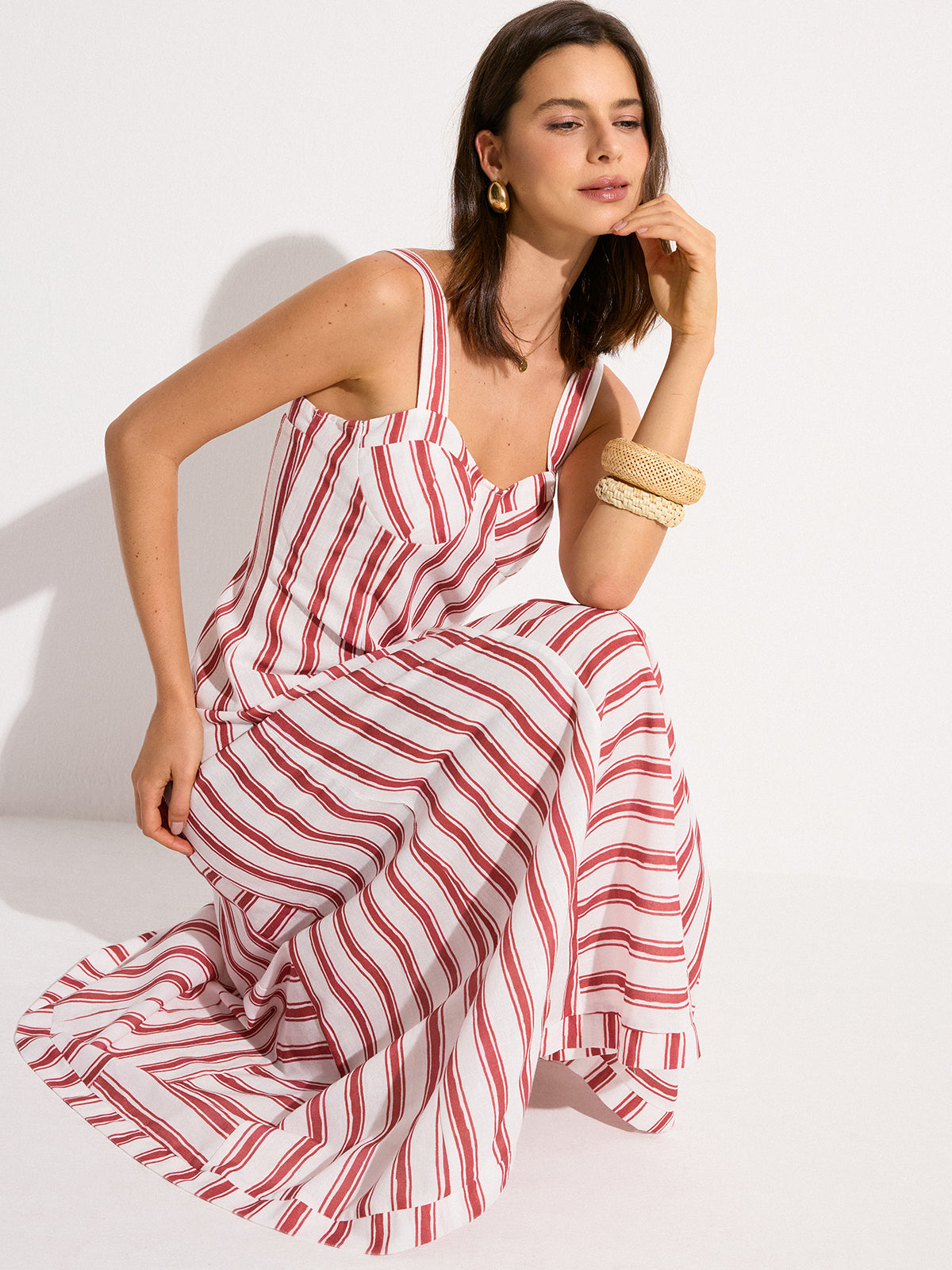 Striped Maxi Dress