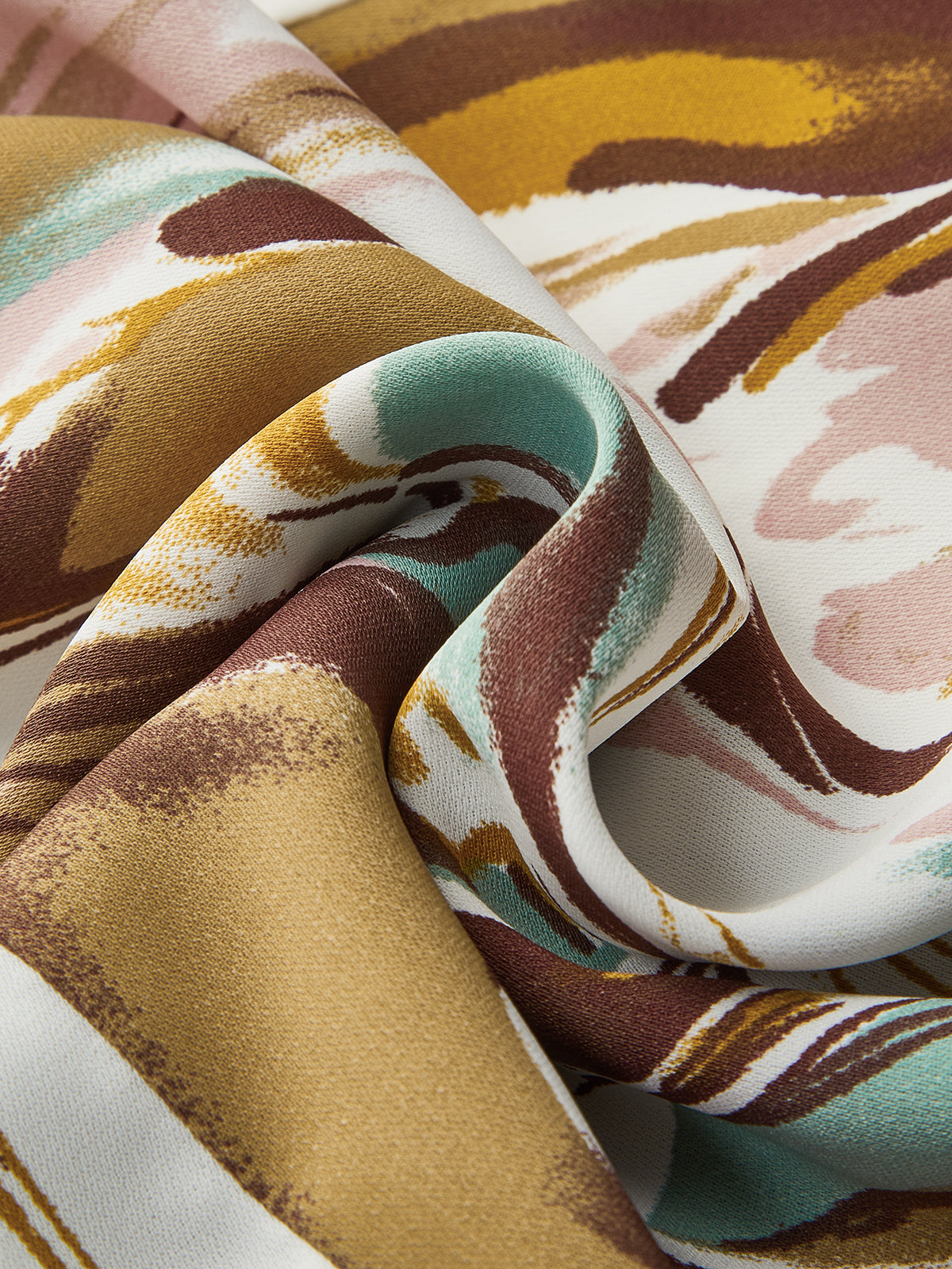 Abstract Print Halter Neck Top