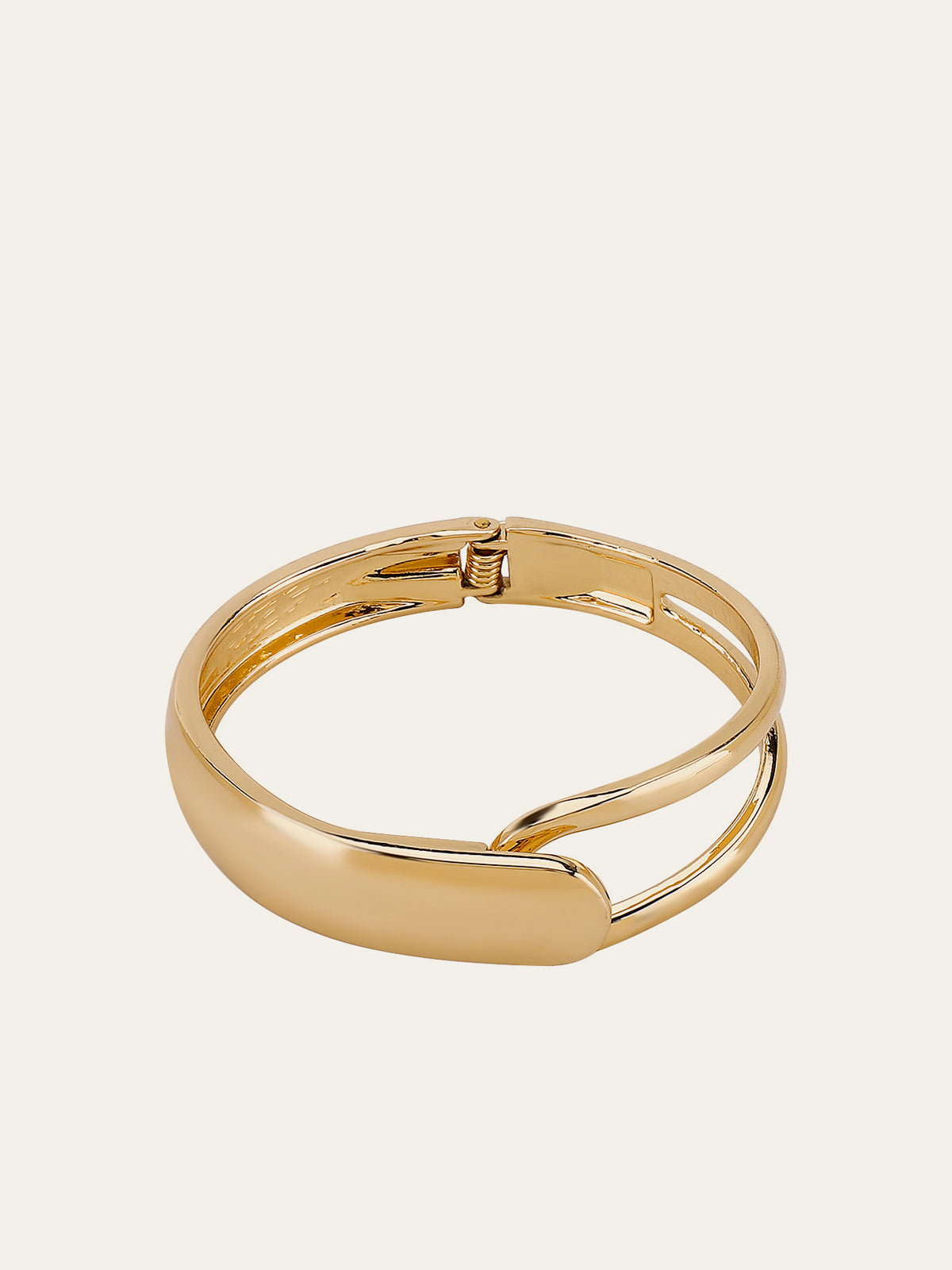 Elegant Gold-Tone Cuff Bracelet