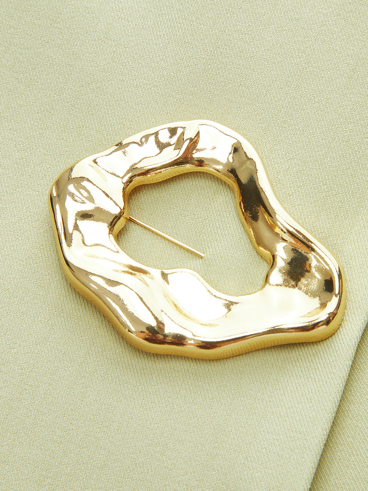 Short-Sleeved V-Neck Buttoned Mini Dress