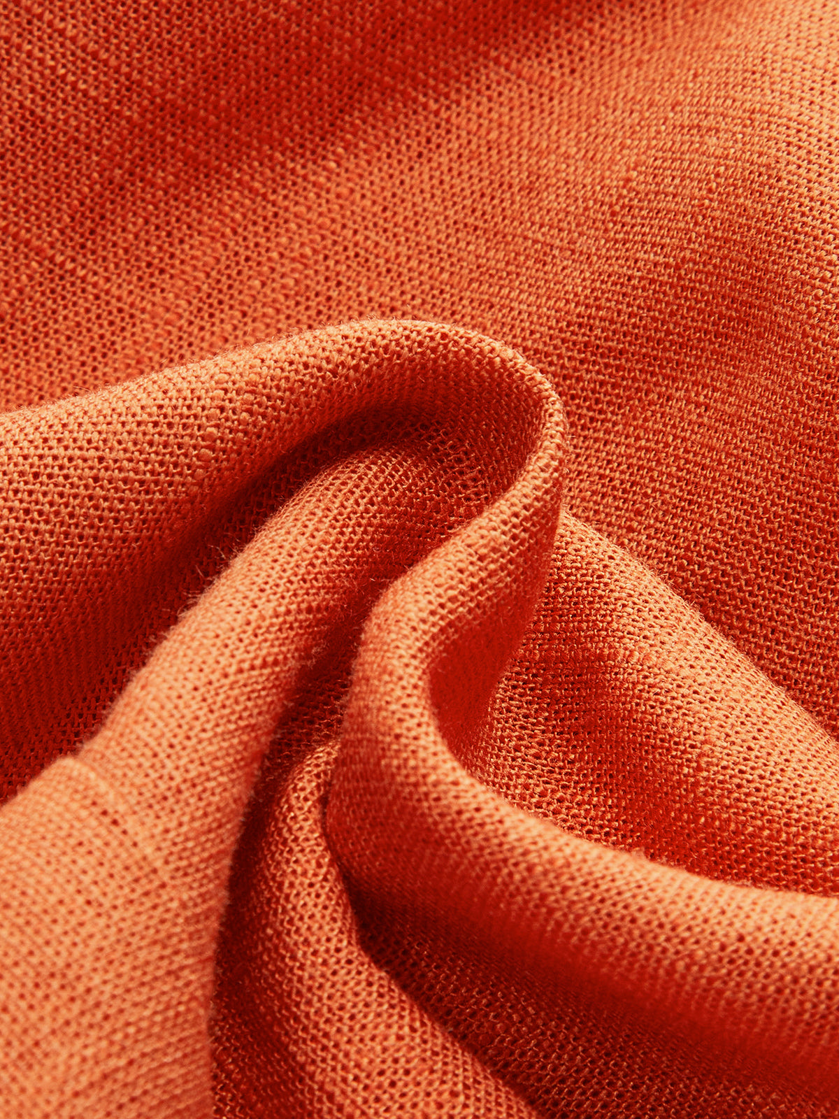 Cotton & Linen Criss-Cross Front Blouse