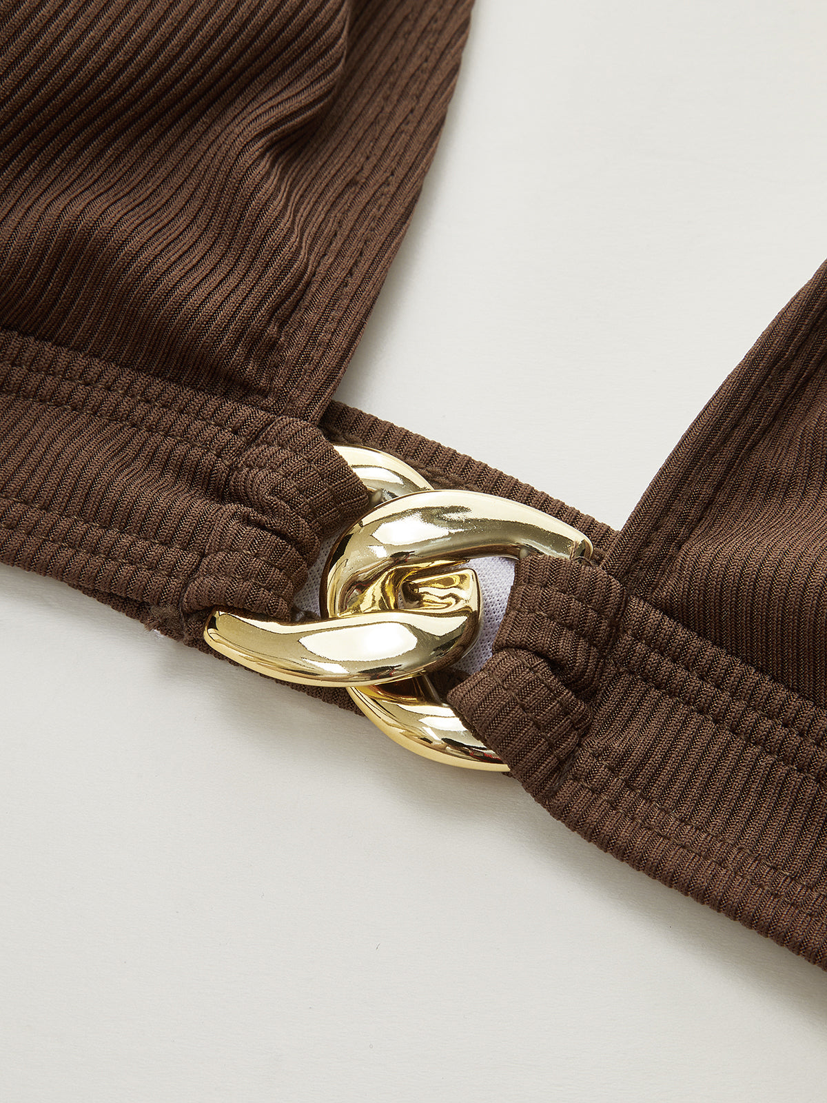 Metal Decor Bikini Set