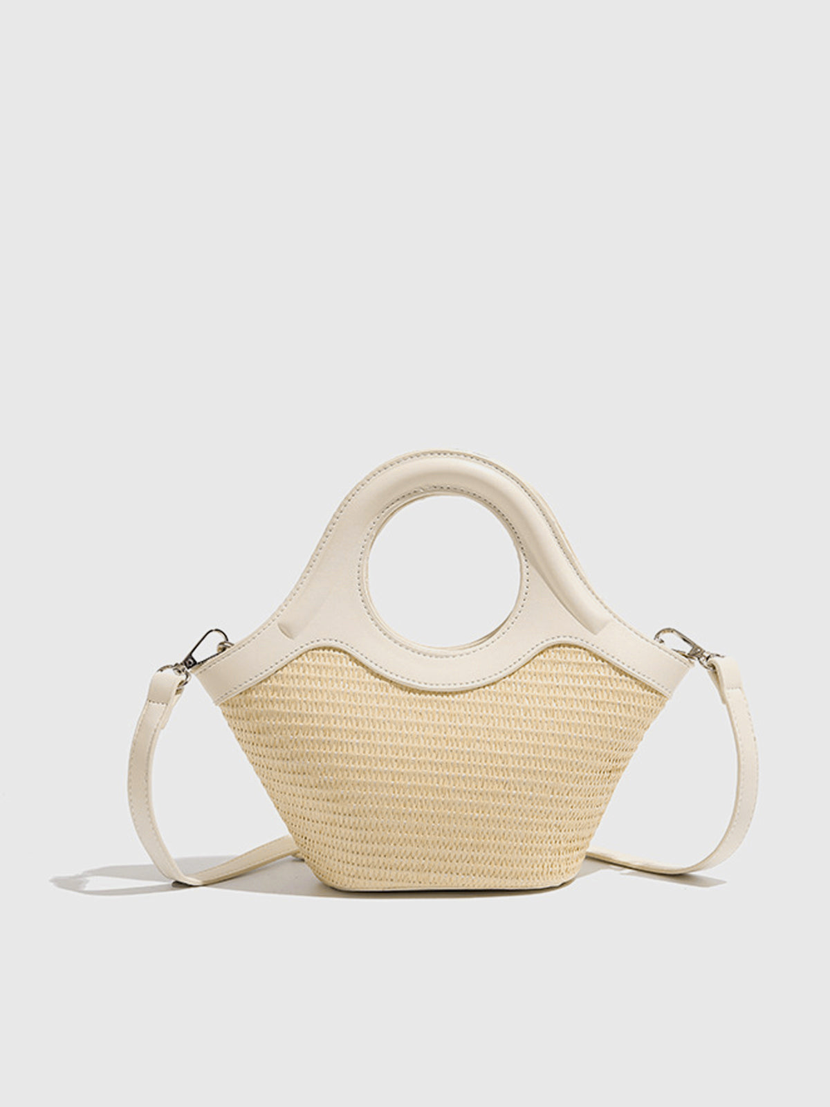 Ivory Strand Circle Bag