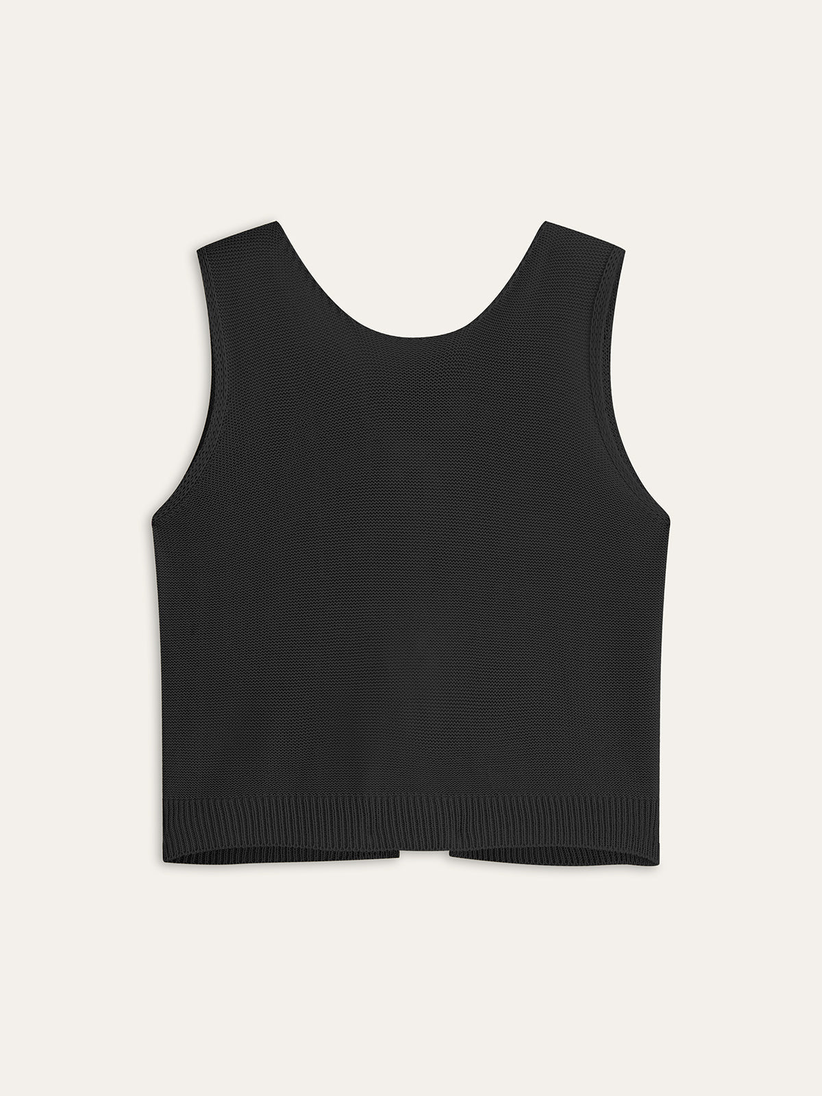 Bow Tie Wool Knit Top