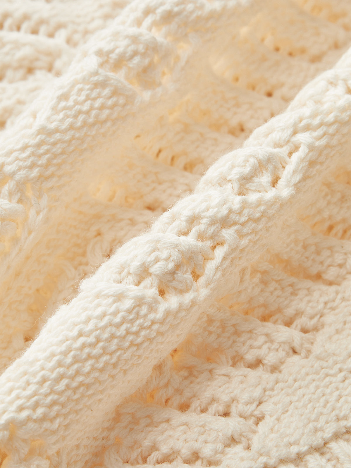 Knitted Sleeveless Cardigan with Button Front