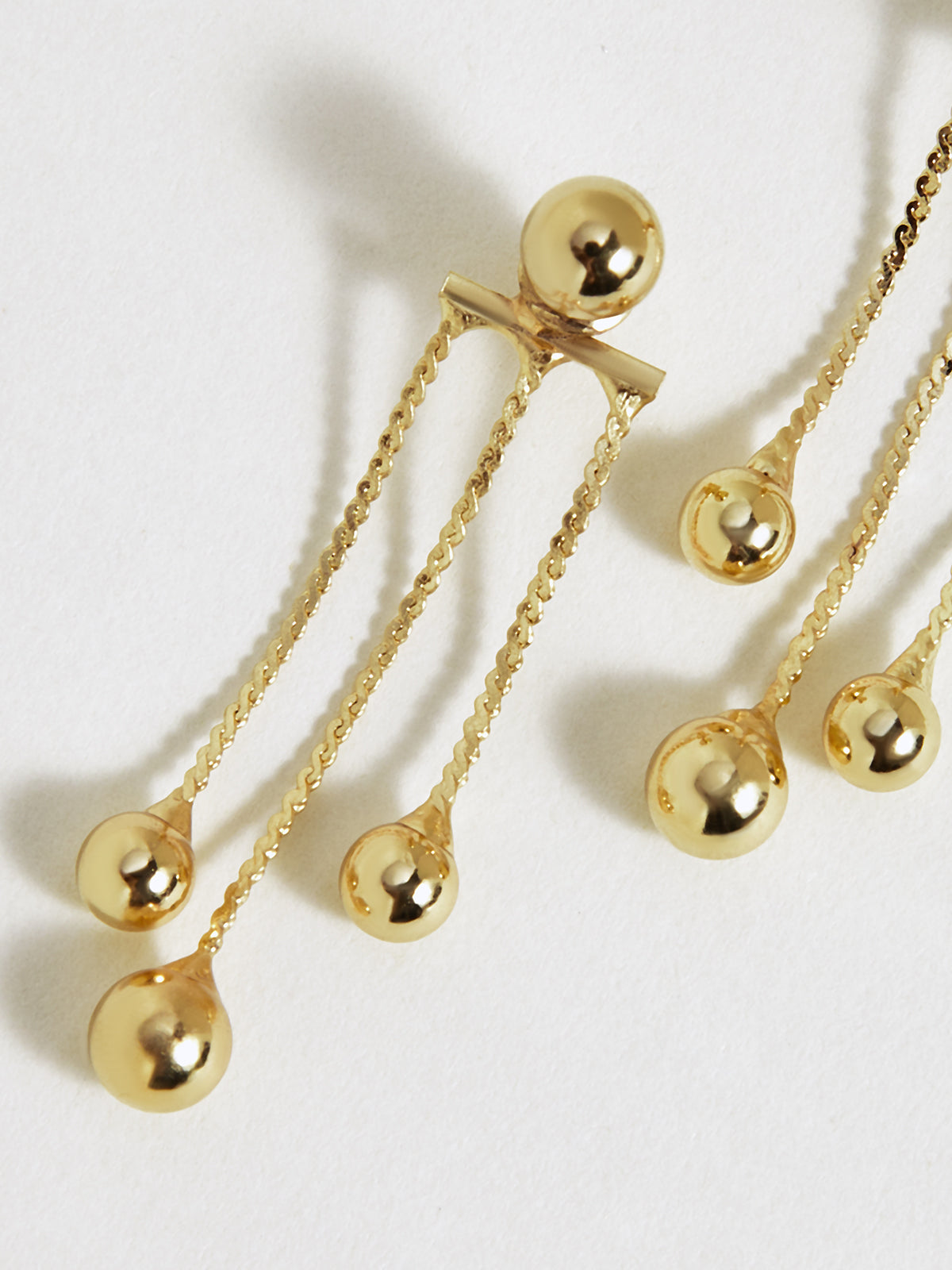 Golden Dangle Earrings