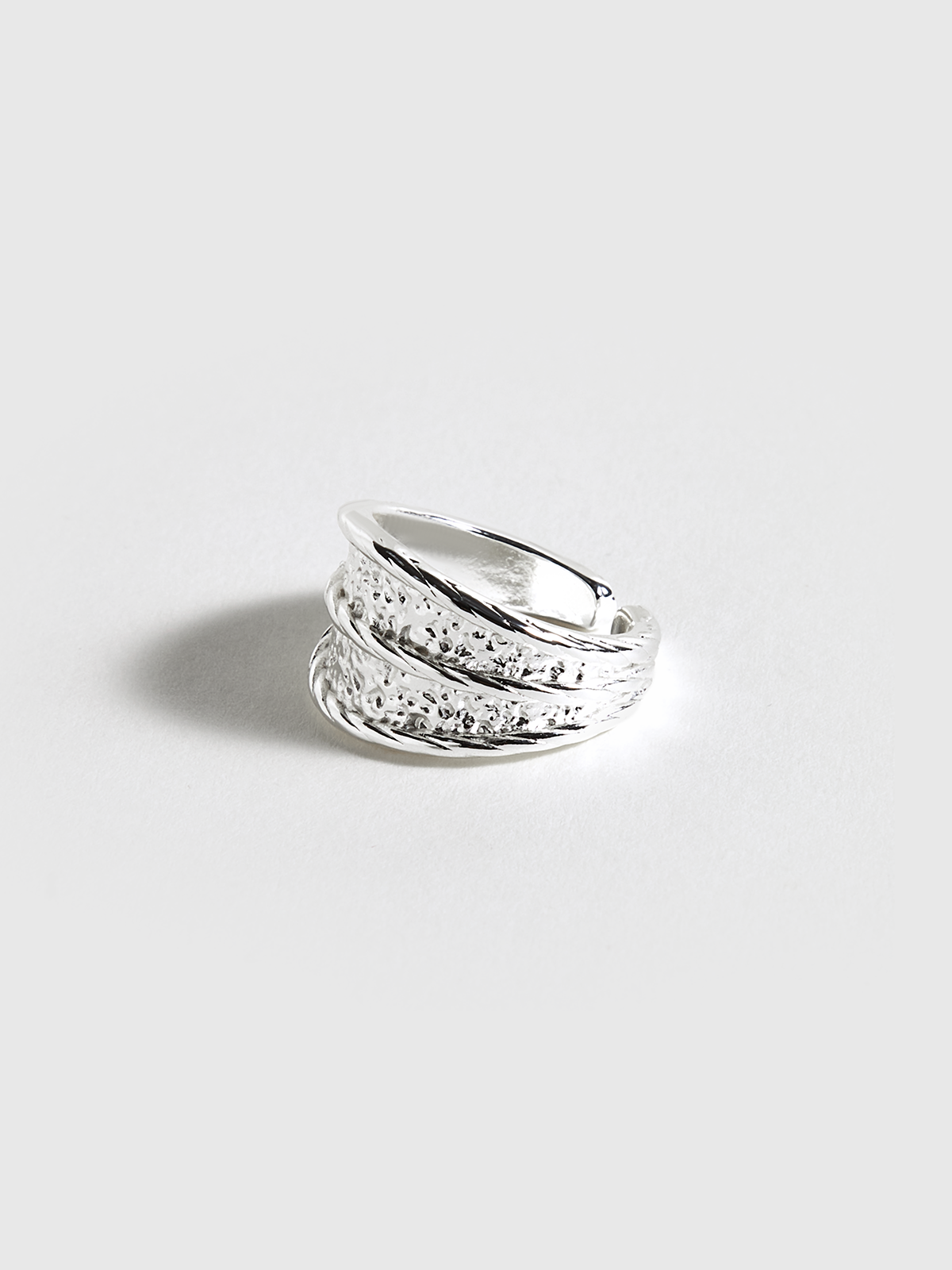 Textured Silver Ring